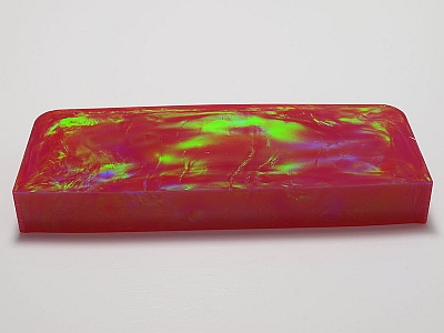 Red/Green Aurora Opal - Slab